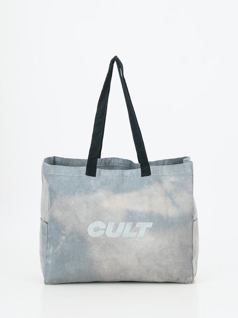 Grey Stained Tote Bag