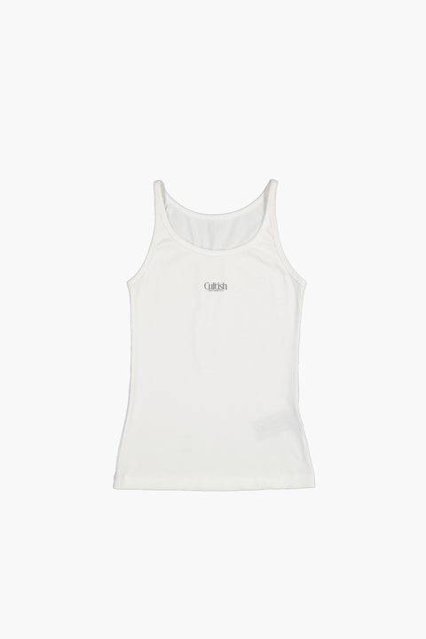 White Logo Vest