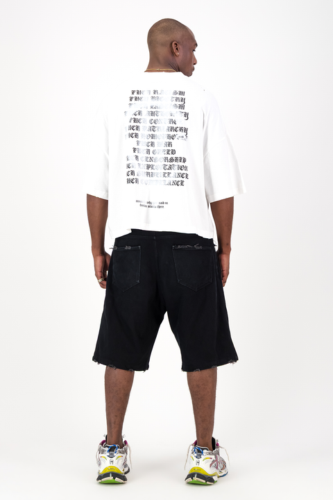 NOTE TO SELF CROPPED OVERSIZED T-SHIRT²