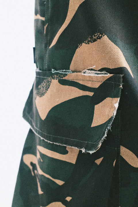 BOX LOGO CAMO CARGOS