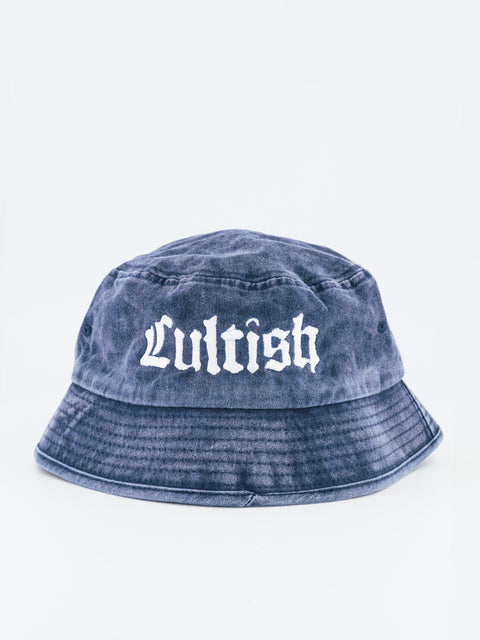 Grotesque Bucket Hat / Denim