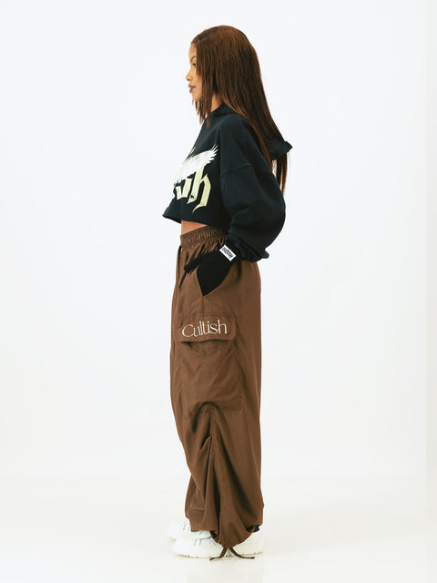 Brown Baggy Cargo Pants