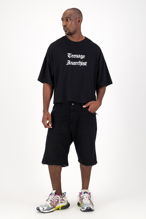 NOTE TO SELF CROPPED OVERSIZED T-SHIRT¹