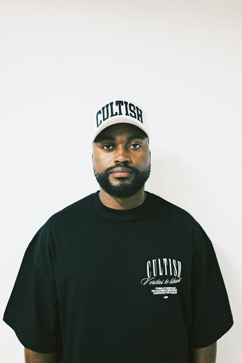 B/W Manifesto Trucker Cap