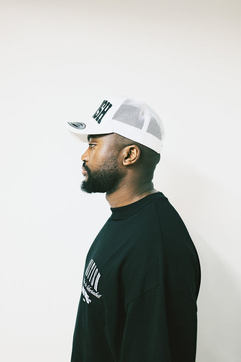 B/W Manifesto Trucker Cap