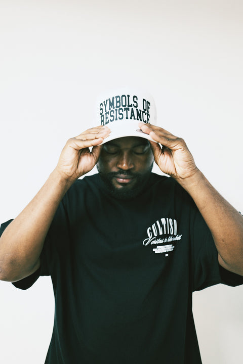 B/W Symbols Trucker Cap