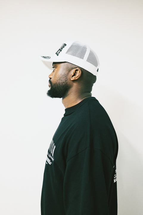 B/W Symbols Trucker Cap