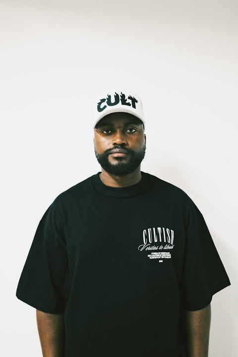 B/W Flames Trucker Cap