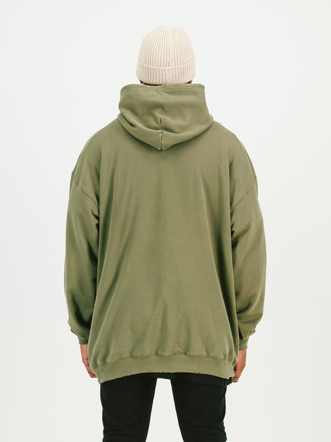 Olive Classic Logo Hoodie