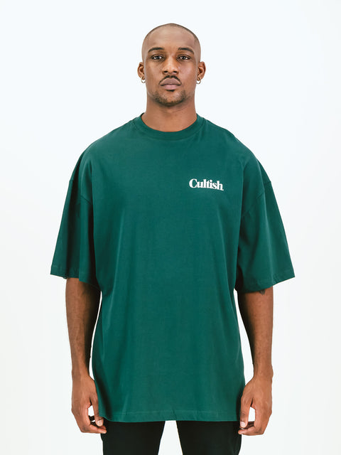 Olive Logo Oversized T-Shirt