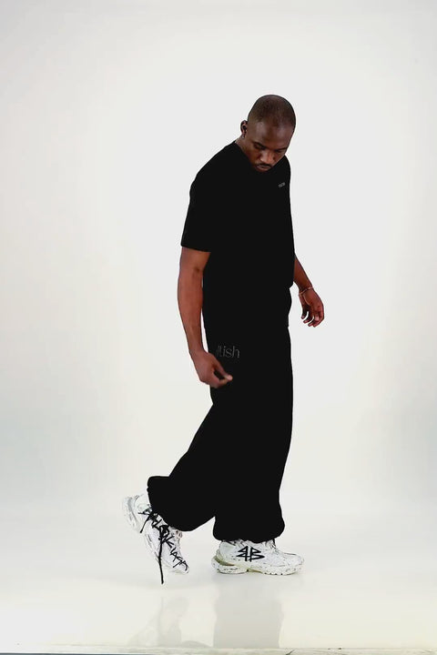 Black Baggy Cargo Pants