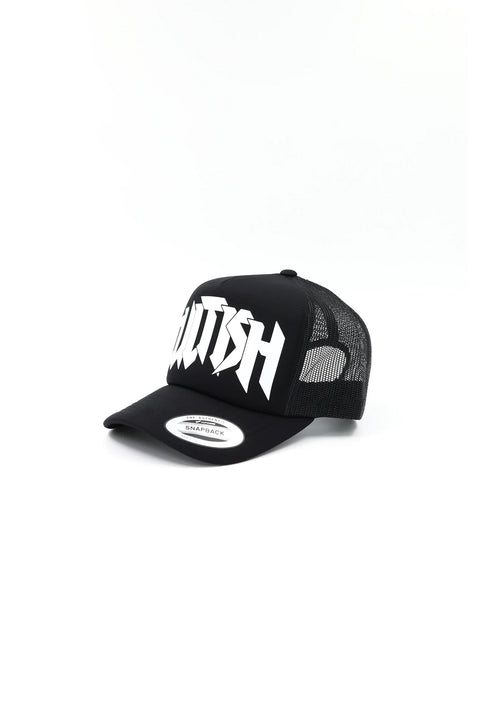 White Metal Trucker Cap