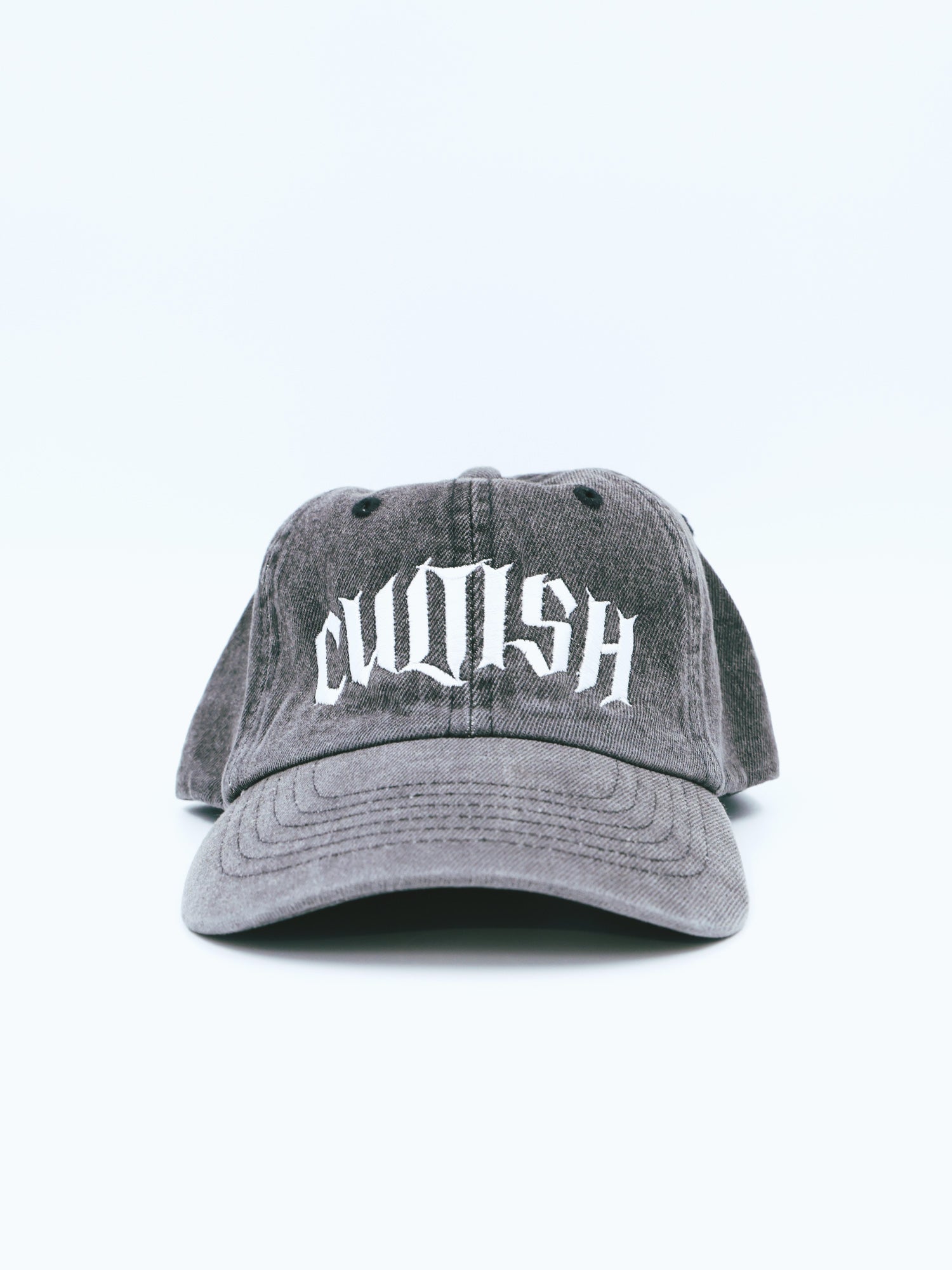 Grey Denim Goth Vintage Cap