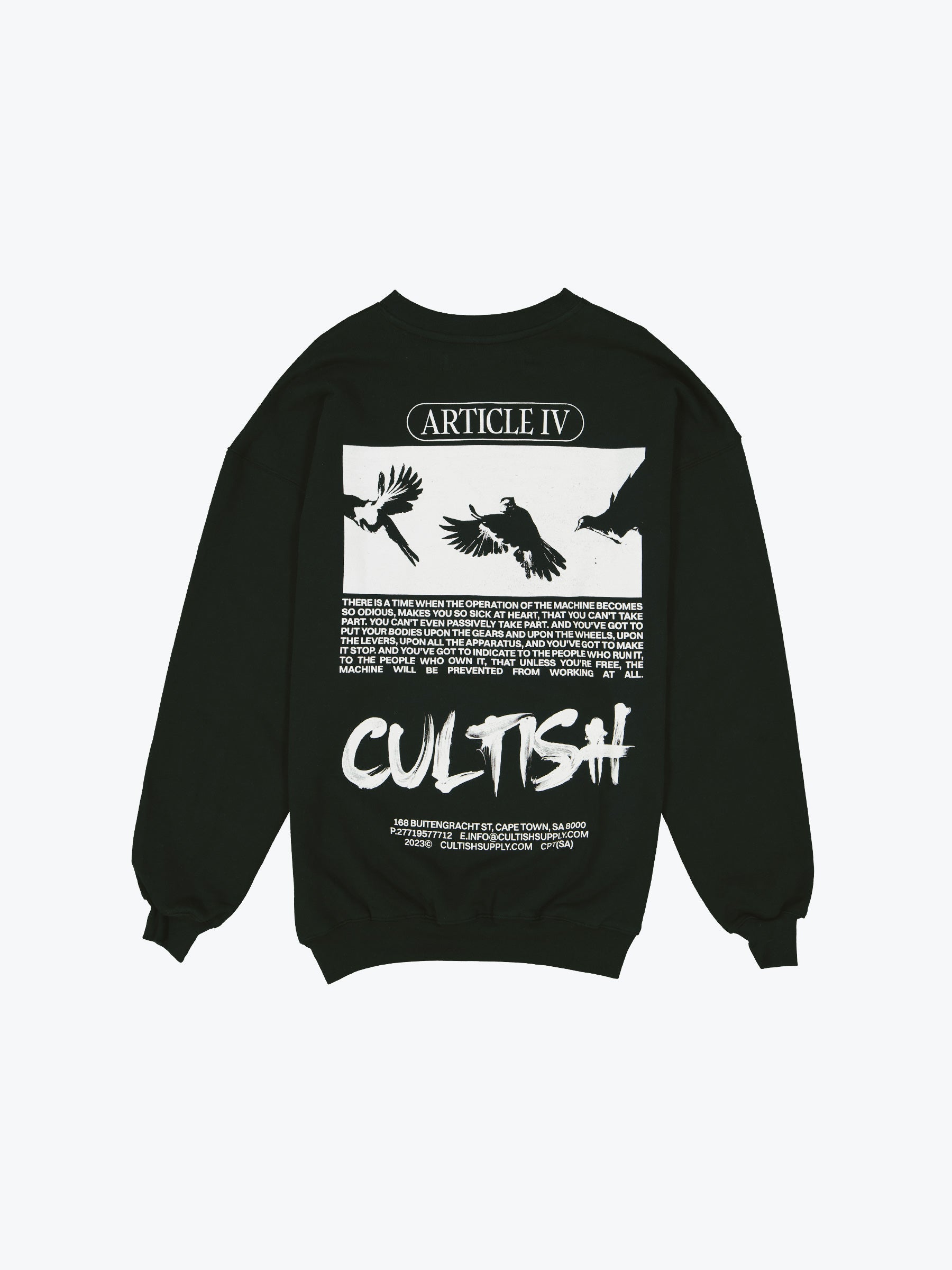 Black A/IV Oversized Sweater