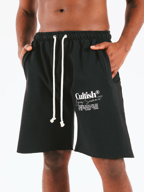 Black Classic Sweatshorts