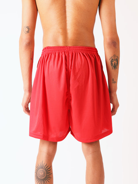 Crimson Track Shorts