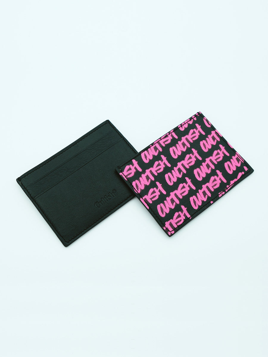 Neon-Pink Card Holder