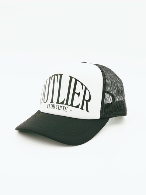 Black Outlier Club Trucker Cap