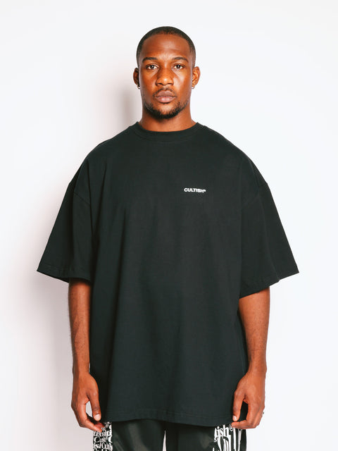 Black Crew Oversized T-Shirt