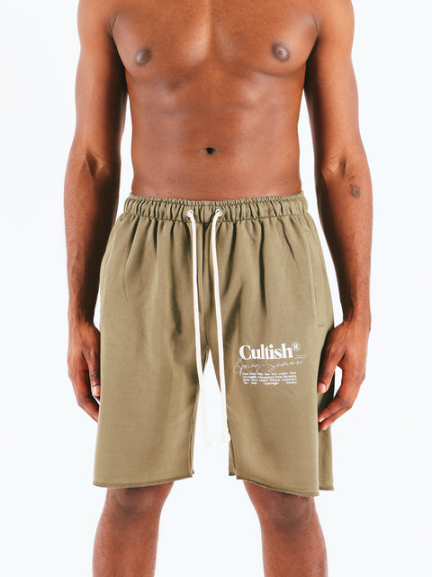 Olive Classic Sweatshorts