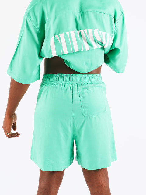 Logo Bowling Short / Sea Green