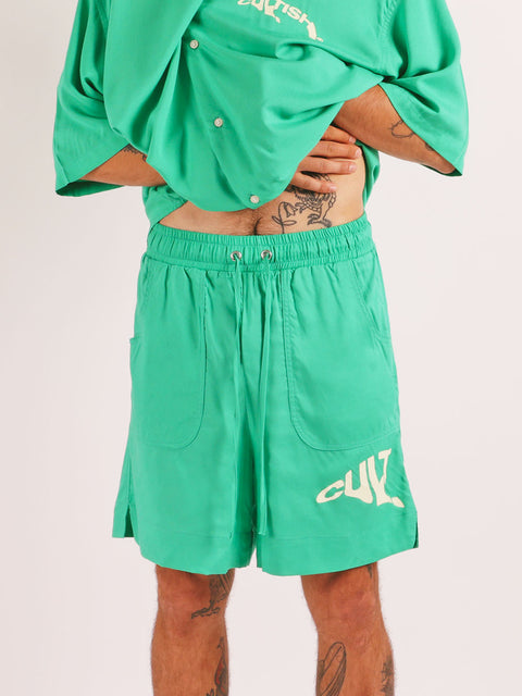 Bowling Short / Sea Green