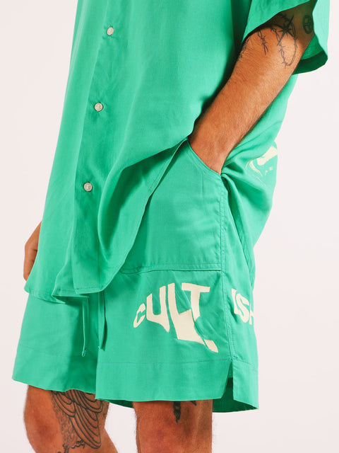 Bowling Short / Sea Green