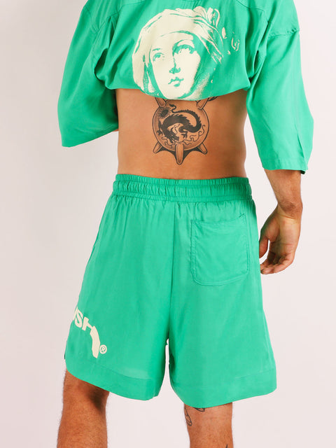 Bowling Short / Sea Green