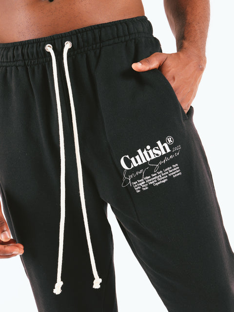 Black Classic Sweatpants