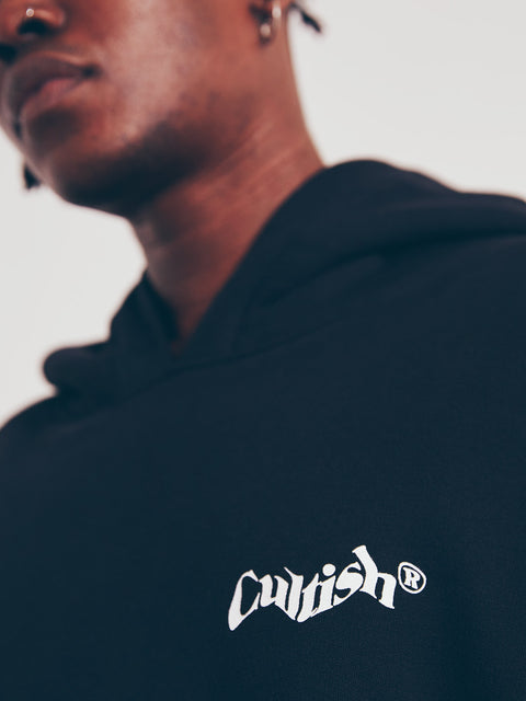 Stacked Logo Hoodie