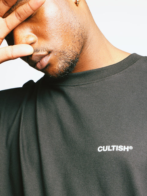 Black Crew Oversized T-Shirt