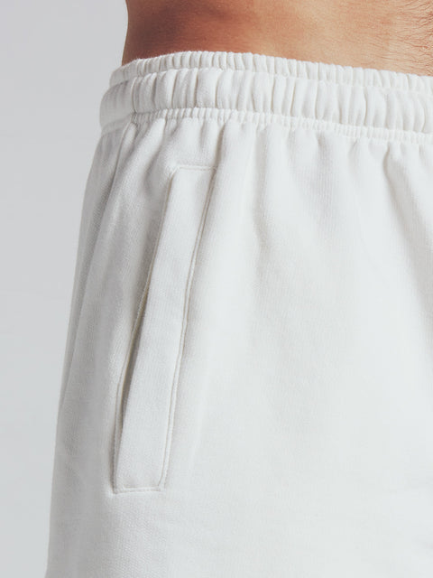 White Logo Sweatshorts