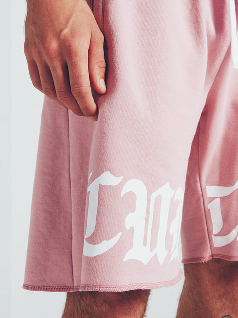 Pink Logo Sweatshorts