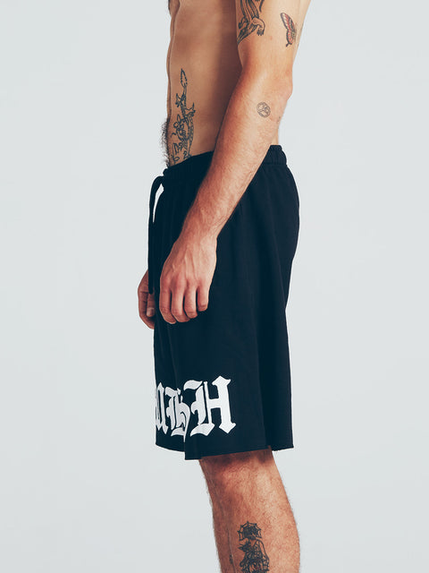 Black Logo Sweatshorts