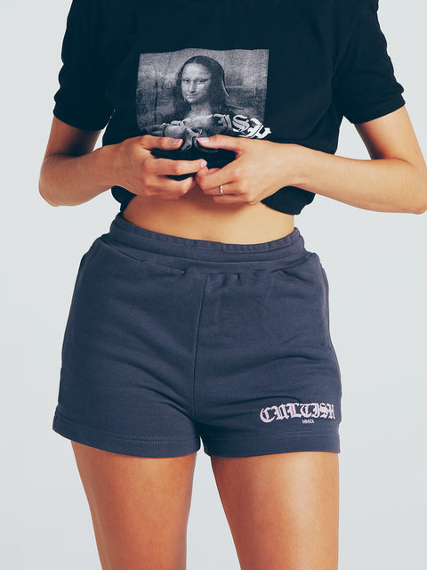 Grey Beach Sweatshorts