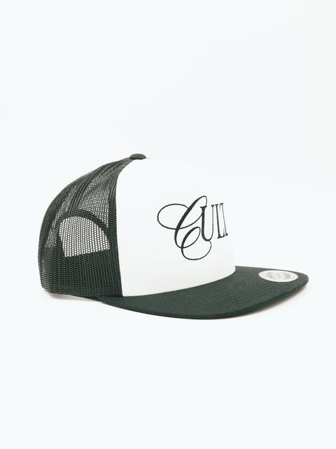 Black¹ Cult Flat Trucker Cap