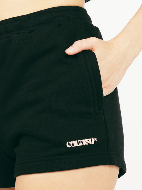 Black Beach Sweatshorts