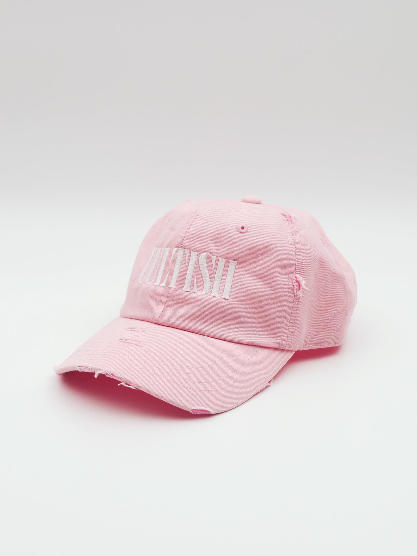 Pink Distressed Baseball Cap