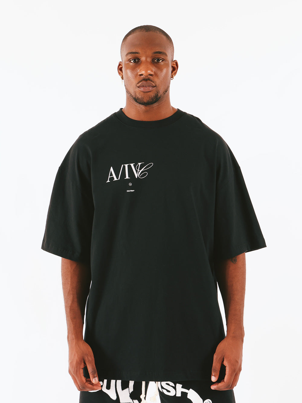 Black A/IV Oversized T-Shirt – Cultish®