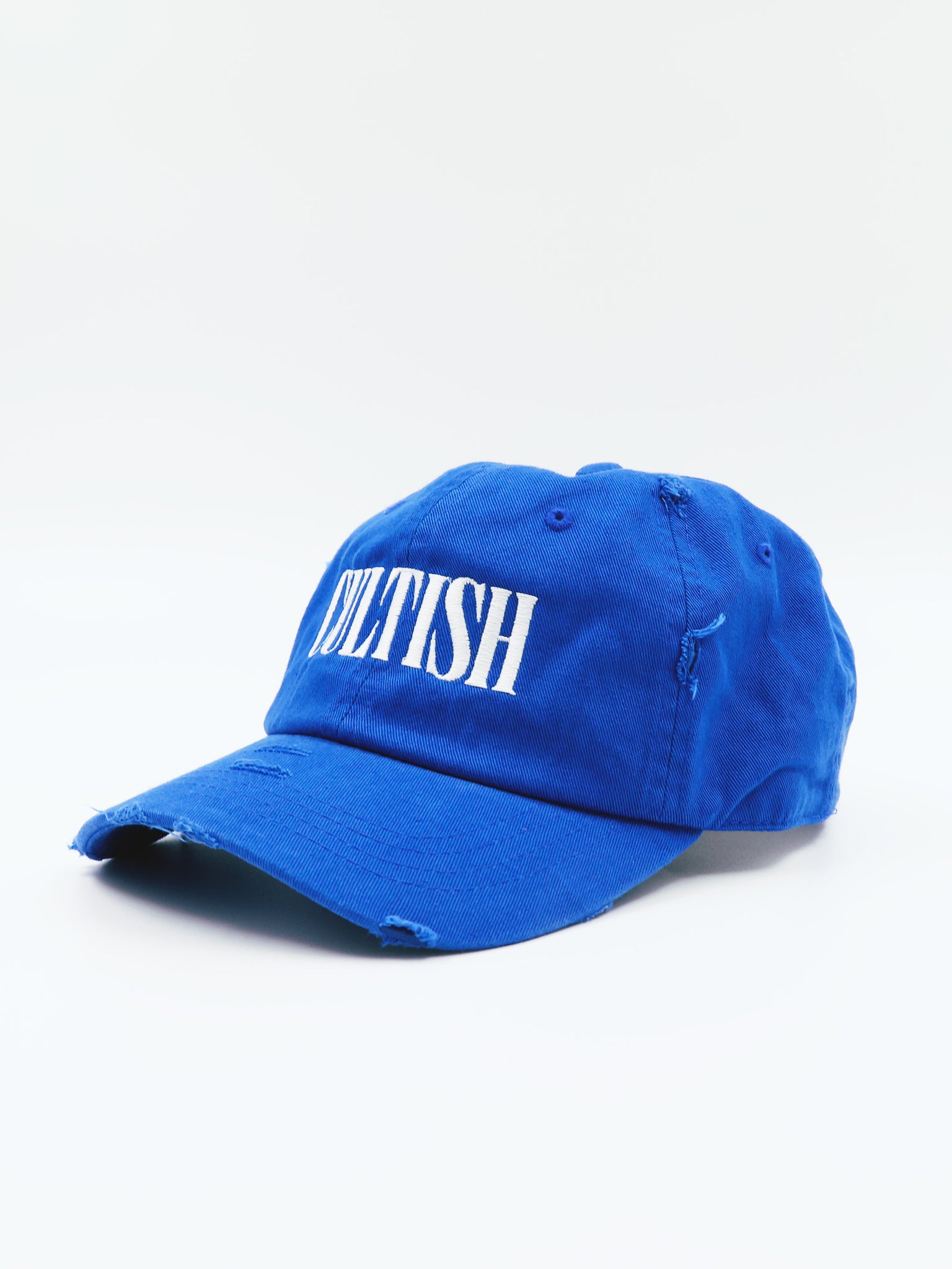 Cobalt Distressed Baseball Cap